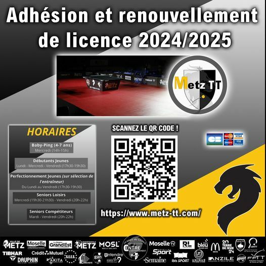 🔥Lancement des inscriptions et réinscriptions pour la saison 2024-2025 ! 🔥