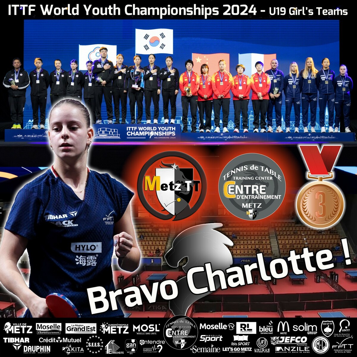 🌍 ITTF World Youth Championships 2024 🏓 Site Officiel du Metz TT