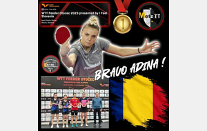 🏓 Bravo Adina ! 🥇🏆