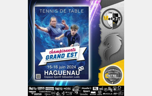 🏓🔥Championnats du Grand Est 2024🔥🏓