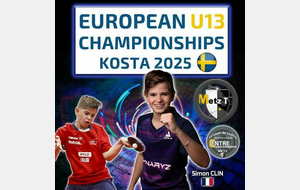 Simon Débutera demain les championnats d'Europe U13