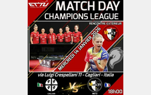 🟣 MATCH DAY – CHAMPIONS LEAGUE ⚡🏓