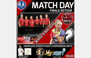 🏓🔥 MATCH DAY – FINALE RETOUR ! 🔥🏓