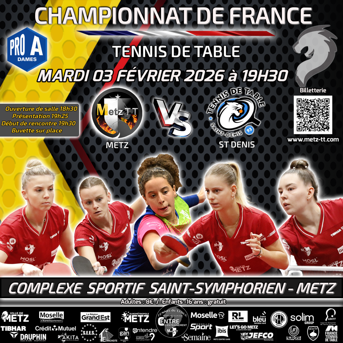 🏡 PRO A DAMES -- METZ TT vs ST DENIS 🏡