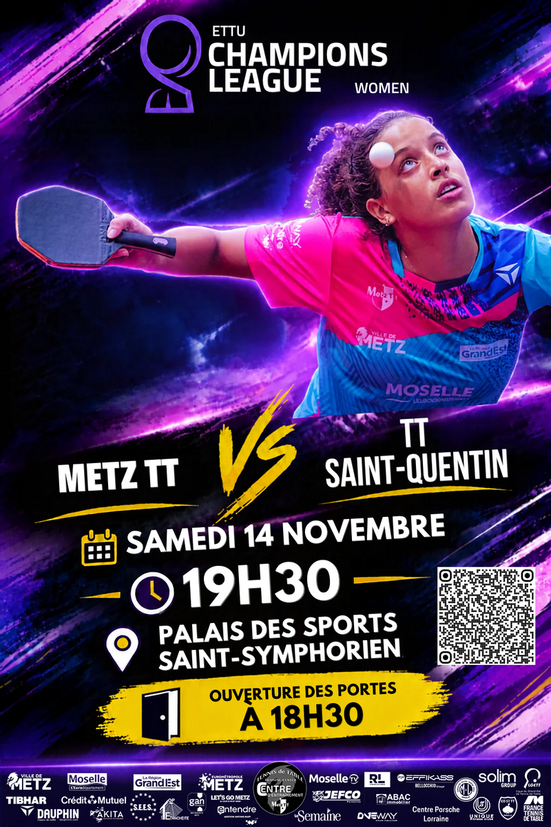 🏠 ETTU  -  METZ TT vs TT ST QUENTIN