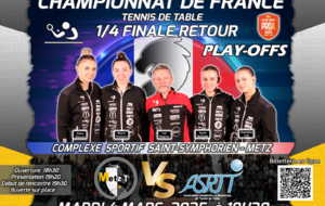 Pro A Dames -- METZ TT / ÉTIVAL  1/4 DE FINALE RETOUR PLAY OFFS 