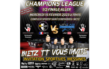 🏓Invitation Ligue des Champions Féminine 🏓🔥 