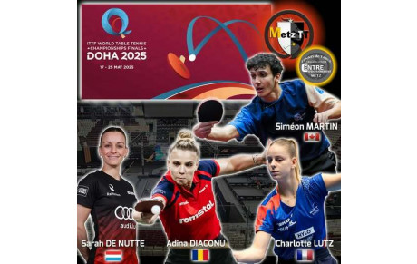 🏓 Direction Doha pour les Championnats du Monde 2025 ! 🌍🔥